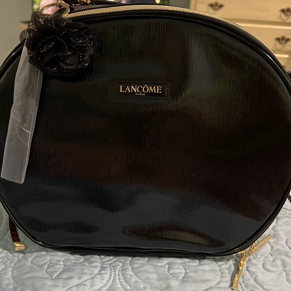 Black Lancôme Cosmetic Bag-NWOT